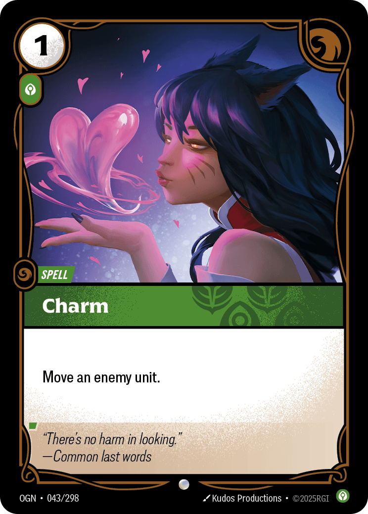 Riftbound Spell: Charm. Move an enemy unit.